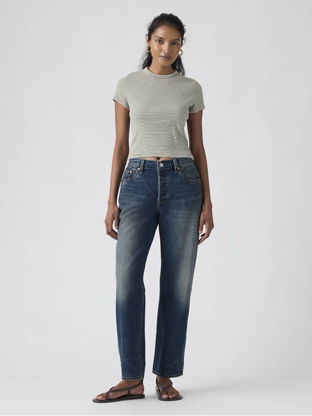 Levi’s 501 Crop Straight Leg Jeans